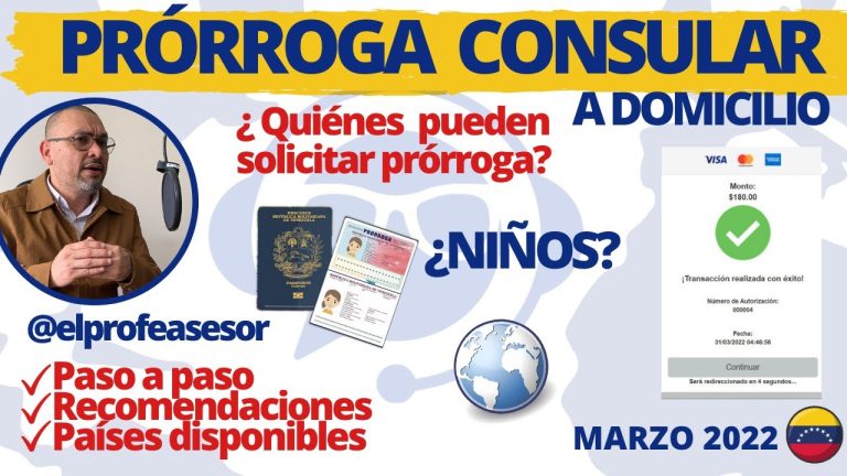 Consulado Venezuela Barcelona: Prórrogas Documentación