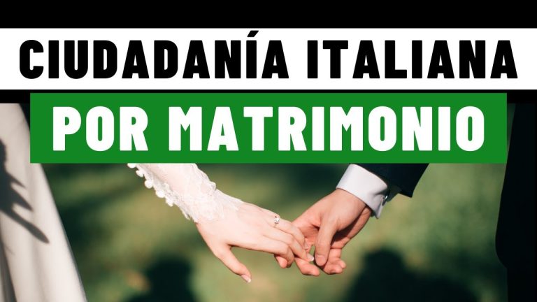 Consulado Italiana en Barcelona: Ciudadanía Matrimonio