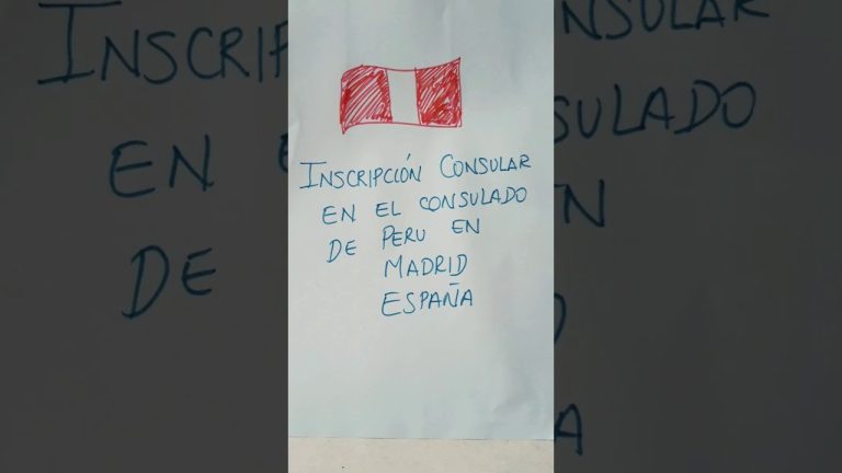 Inscripción online en Consulado peruano BCN