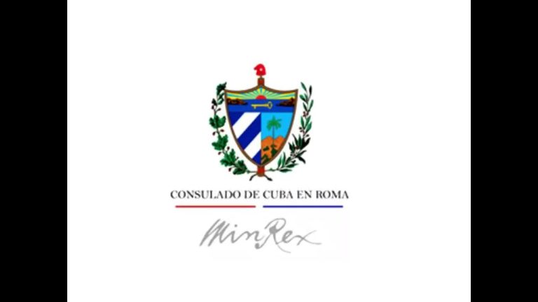 Formulario de inscripción consular del consulado de Cuba en Barcelona